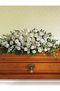 Purity and Peace Casket Spray