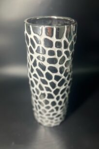 Silver Stone Vase