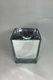 Silver Square Vase