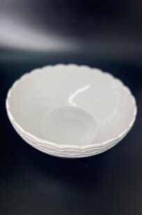 White Glass Bowl