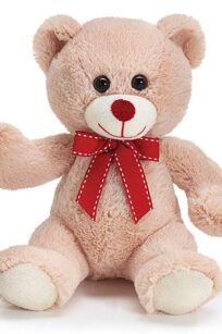 7" SITTING BEIGE PLUSH BEAR